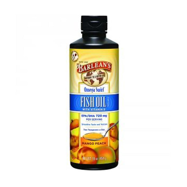 Omega Swirl Mango Peach 16oz